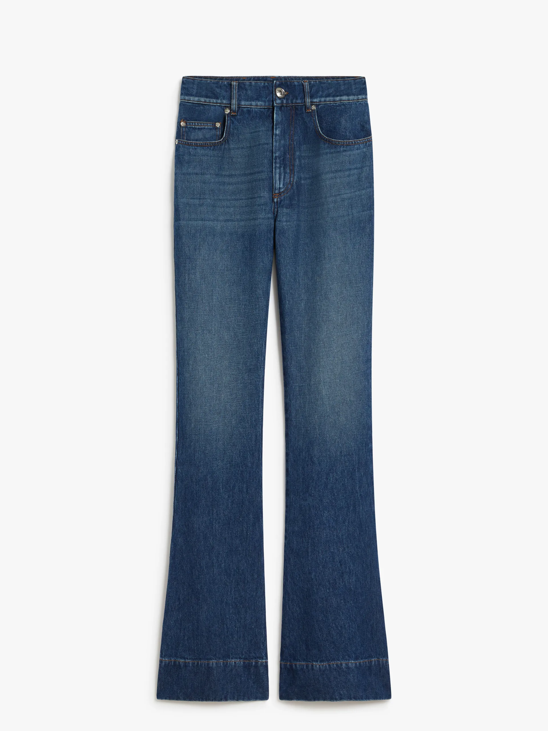 Pantalon 5 poches à taille haute